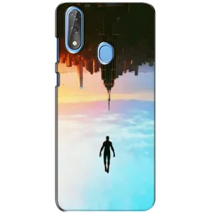 Чехол с человеком пауком для ZTE Blade V10 - (AlphaPrint) (Паук человек)