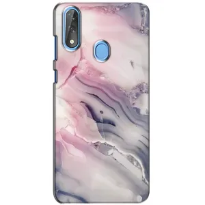 Мраморный чехол на ZTE Blade V10 (VPrint) (Пурпурный Мрамор)