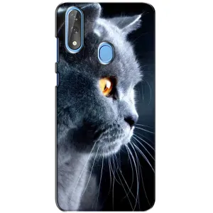 Чехлы с Котиками для ZTE Blade V10 (VPrint) (Серый Кот)