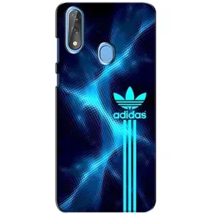 Чехлы Адидас для ZTE Blade V10 (AlphaPrint) (Синий Адидас)