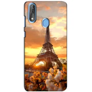 Чехол Эйфелева Башня для ZTE Blade V10 - (AlphaPrint) (Солнечная башня)