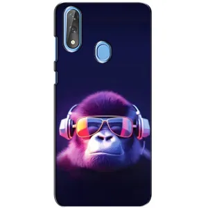Чехол с Обезьянами ZTE Blade V10 - (AlphaPrint) (Стильная обезьяна)