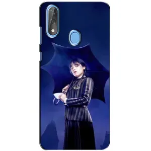 Чохли Венсдей на ZTE Blade V10 Уенсдей (AlphaPrint) (Венздей з парасолькою)