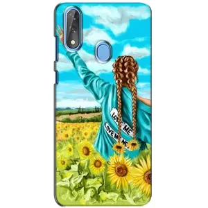 Чехол для Патриота Украины ZTE Blade V10 - (AlphaPrint) (Украиночка)