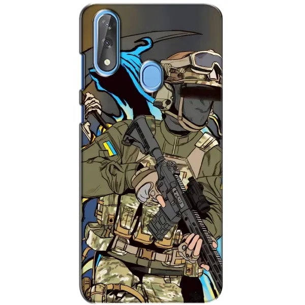 Чохол з принтом «Воїн ЗСУ» для ZTE Blade V10