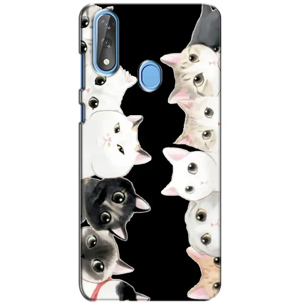Чехол с принтом «Взгляд котов» для ZTE Blade V10 Чехол с принтом «Взгляд котов» для ZTE Blade V10