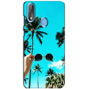 Силиконовый чехол с КАРТИНКАМИ лето для ZTE Blade V10 (AlphaPrint) (Взгляд лето)