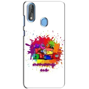 Чехол Амонг Ас для ZTE Blade V10 (AlphaPrint) (Яркий АмонгАс)