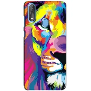 Чехол со Львом для ZTE Blade V10 (VPrint) (Яркий Лев)