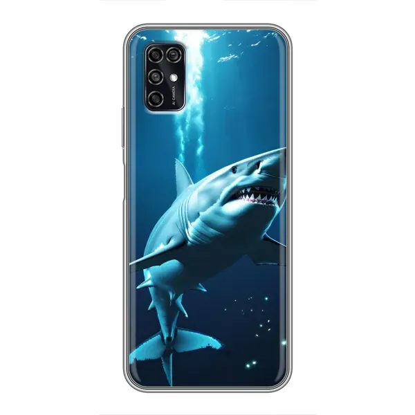 Чохол з принтом «Акула під водою» для ZTE Blade V2020 Smart Чохол з принтом «Акула під водою» для ZTE Blade V2020 Smart