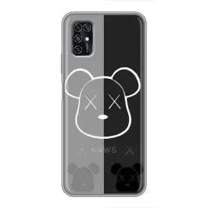 Чохли для ZTE Blade V2020 Smart - Bearbrick Louis Vuitton (PREMIUMPrint) (БеарБрік очі)