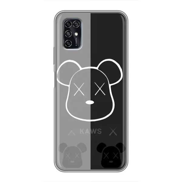 Чехол с принтом «БеарБрик глаза» для ZTE Blade V2020 Smart