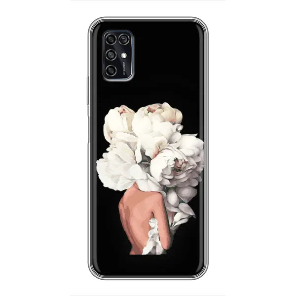 Чехол с принтом «Белые цветы» для ZTE Blade V2020 Smart Чехол с принтом «Белые цветы» для ZTE Blade V2020 Smart