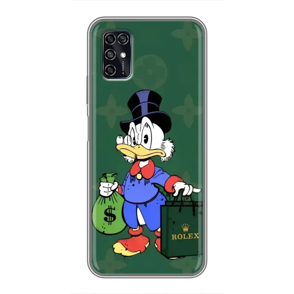 Чехол с принтом «Богатая Утка» для ZTE Blade V2020 Smart