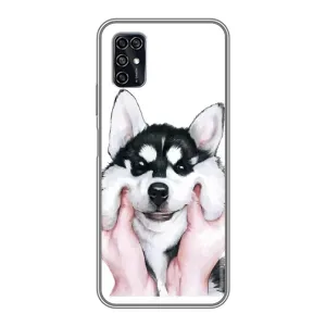 Чехлы с собаками для ZTE Blade V2020 Smart (VPrint) (Довольный Хаски)