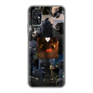 Чохол як приборкати дракона на ZTE Blade V2020 Smart (Дракон колаж)