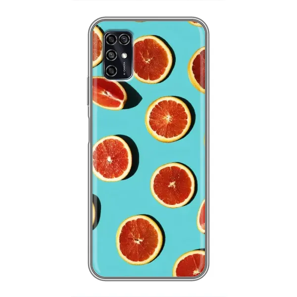 Чехол с принтом «Грейпфрут» для ZTE Blade V2020 Smart