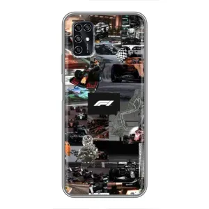 Чохол Формула1 на ZTE Blade V2020 Smart (Гоночний колаж Ф1)