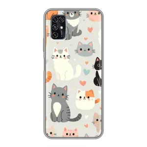 Чохол з малюнком кіт на ZTE Blade V2020 Smart (Колаж котів)