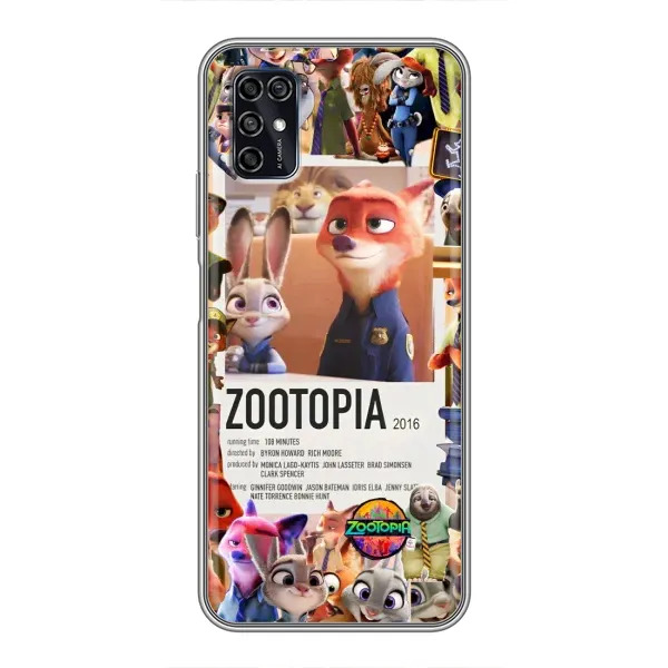 Чохол з принтом «Постер Зоотрополіс» для ZTE Blade V2020 Smart