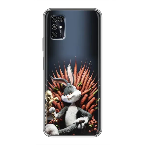 Чехол с принтом «Король Кролик» для ZTE Blade V2020 Smart