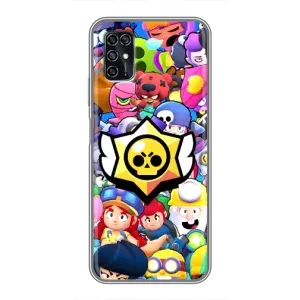 Чехол для ZTE Blade V2020 Smart Бравл Старс (VPrint) (Лого Brawl Stars)