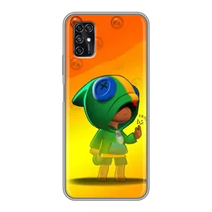 Чехол для ZTE Blade V2020 Smart Бравл Старс (VPrint) (Мальчик Леон)