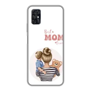 Чехлы для мамы на ZTE Blade V2020 Smart (Мама и сын)
