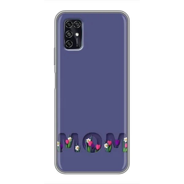 Чехол с принтом «Мама в цветах» для ZTE Blade V2020 Smart