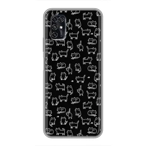 Чохол з принтом для ZTE Blade V2020 Smart (AlphaPrint) Модні коти (Маленькі котики)