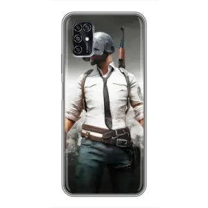 Чехол PUBG для ЗТЕ Блэйд В2020 Смарт (AlphaPrint) (Пабг мен)