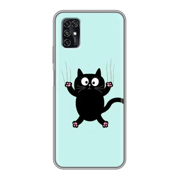 Чехол с принтом «Падающий кот» для ZTE Blade V2020 Smart