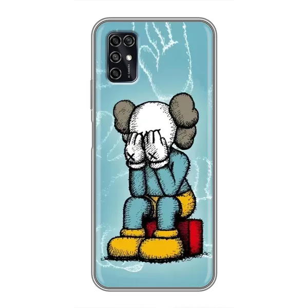 Чехол с принтом «Плач Bearbrick» для ZTE Blade V2020 Smart