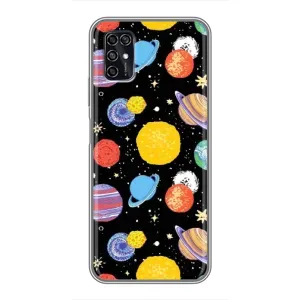 Космические Чехлы для ЗТЕ Блэйд В2020 Смарт (VPrint) (Рисованные планеты)