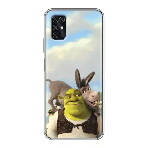 Чохол з принтом «Шрек та Осел» для ZTE Blade V2020 Smart Чохол з принтом «Шрек та Осел» для ZTE Blade V2020 Smart