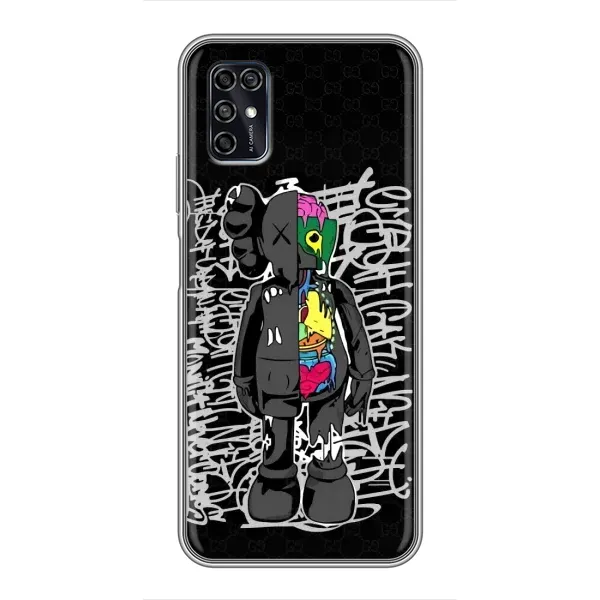 Чехол с принтом «Стиль Bearbrick» для ZTE Blade V2020 Smart