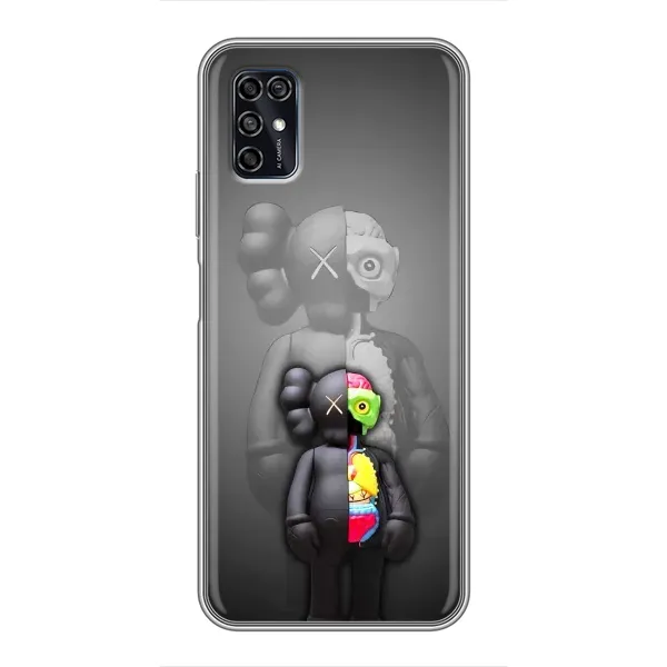 Чехол с принтом «Тело Bearbrick» для ZTE Blade V2020 Smart