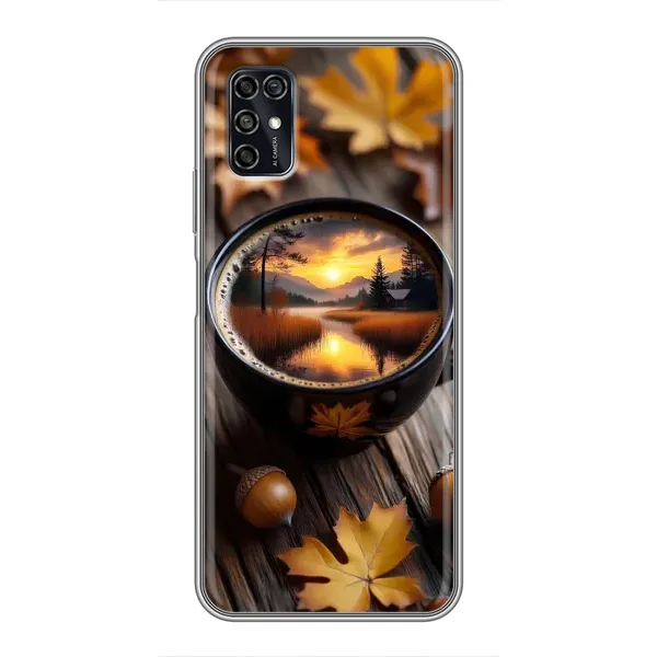 Чохол з принтом «Темна кава» для ZTE Blade V2020 Smart Чохол з принтом «Темна кава» для ZTE Blade V2020 Smart
