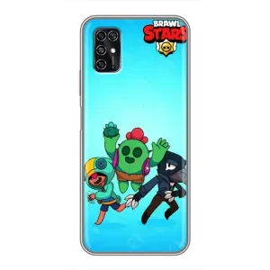 Чехлы Brawl Stars для ZTE Blade V2020 Smart (AlphaPrint) (Тріо героїв)