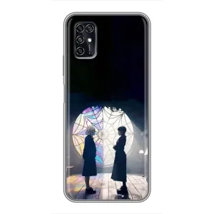 Чехлы Венсдей на ZTE Blade V2020 Smart Уэнсдей (AlphaPrint) (Уэнздей и Инид)