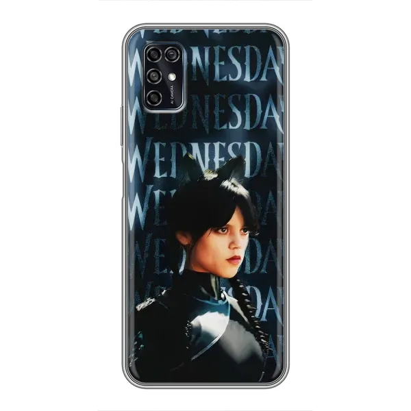 Чохол з принтом «Венздей кішка» для ZTE Blade V2020 Smart