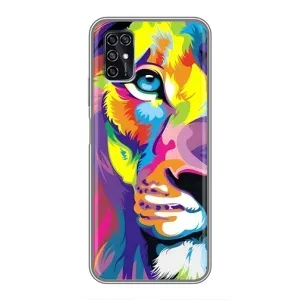 Чехол со Львом для ZTE Blade V2020 Smart (VPrint) (Яркий Лев)