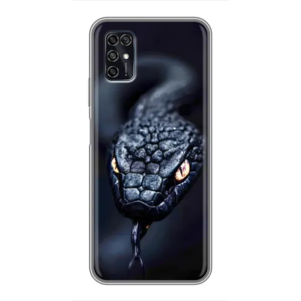 Чохол з принтом «Чорна змія» для ZTE Blade V2020 Smart Чохол з принтом «Чорна змія» для ZTE Blade V2020 Smart
