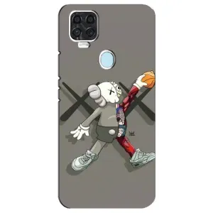 Чехлы для ZTE Blade V2020 - Bearbrick Louis Vuitton (PREMIUMPrint) (Беарбрик Джордан)