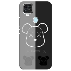Чехлы для ZTE Blade V2020 - Bearbrick Louis Vuitton (PREMIUMPrint) (БеарБрик глаза)