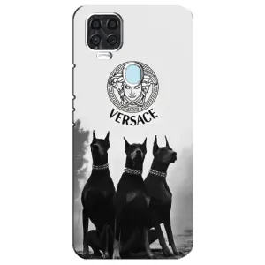 Чехлы VERSACE для Блейд В2020 (PREMIUMPrint) (Доберман Версаче)
