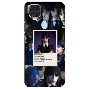 Чехлы Венсдей на ZTE Blade V2020 Уэнсдей (AlphaPrint) (коллаж Уэнздей)