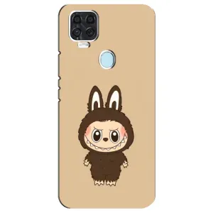 Чехол с Лабубу на ZTE Blade V2020 (Bored Ape в красном)