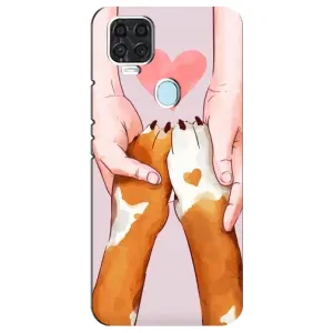 Чехлы с собаками для ZTE Blade V2020 (VPrint) (Любовь к собакам)