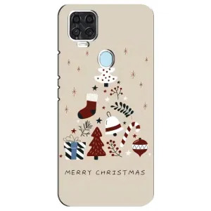 Рождественские Чехлы для ZTE Blade V2020 (VPrint) (Merry Christmas)